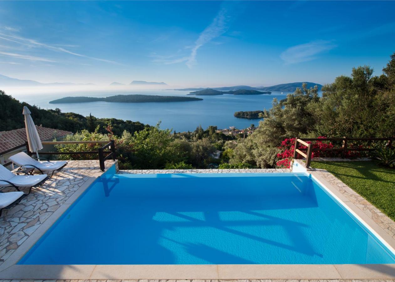 Villa Pasithea - Breathtaking Seaviews, Infinity Pool, Privacy, Close To The Beach Nydri  Ngoại thất bức ảnh
